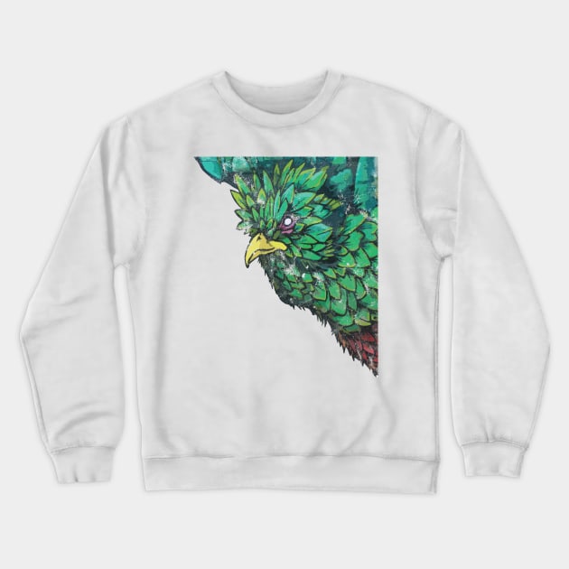 Guatemala Quetzal Orgullo Chapin Guate Antigua Tikal Maya Puchica Vos Bandera Crewneck Sweatshirt by Shirtsurf